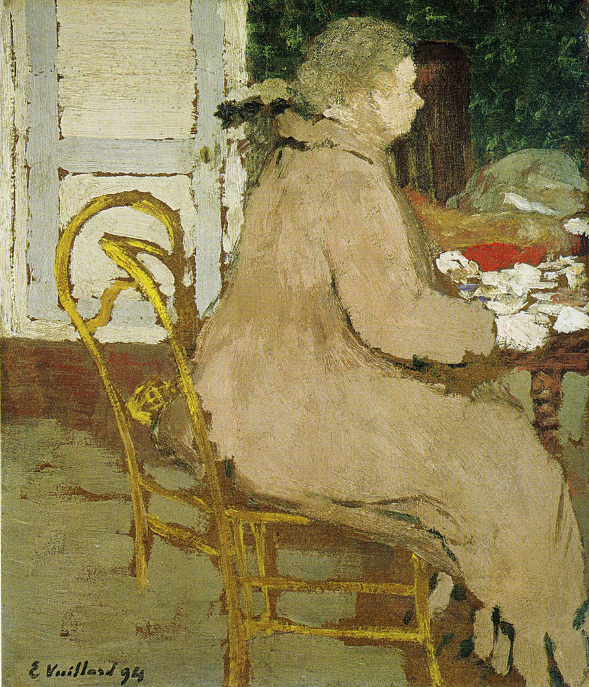 Edouard Vuillard - Madame Vuillard at Table