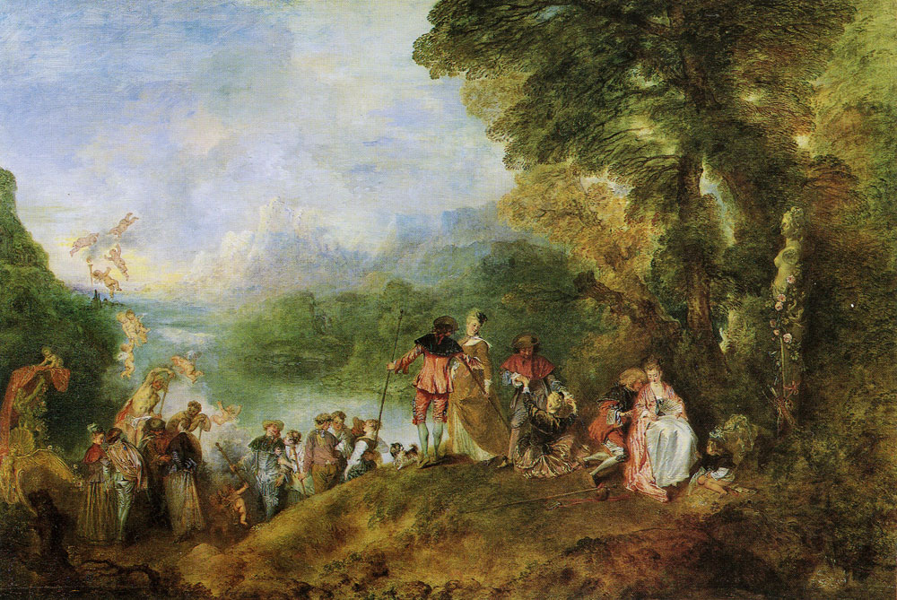 Jean-Antoine Watteau - Pilgrimage to the Isle of Cythera