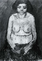 Alexej von Jawlensky Half-nude female figure