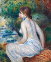 Pierre-Auguste Renoir Seated Bather