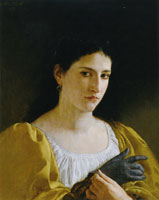 William-Adolphe Bouguereau The Woman with a Glove