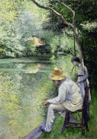 Gustave Caillebotte Fishing