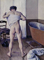 Gustave Caillebotte Man at His Bath