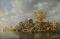 Jan van Goyen Farm at a River