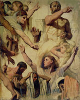 Jean Auguste Dominique Ingres Study for the Martyrdom of Saint Symphorien