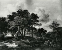 Jacob van Ruisdael Wooded Landscape