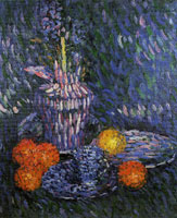 Alexej von Jawlensky Still-life with hyacinth and oranges