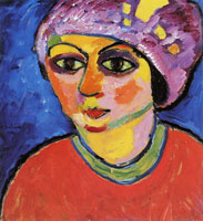 Alexej von Jawlensky Violet turban