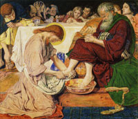 Ford Madox Brown Jesus washing Peter's Feet