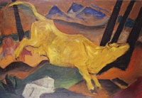 Franz Marc The Yellow Cow, Sketch