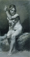 Pierre-Paul Prud'hon Study of a Female Nude