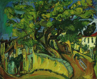 Chaim Soutine Cagnes Landscape with Tree