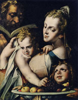 Bartholomeus Spranger The Holy Family with Infant Saint John the Baptist