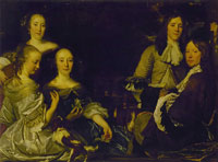 Abraham van den Tempel Family Portrait
