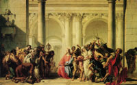 Giovanni Domenico Tiepolo Christ and the Adulteress
