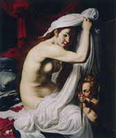Werner van den Valckert Venus and Cupid