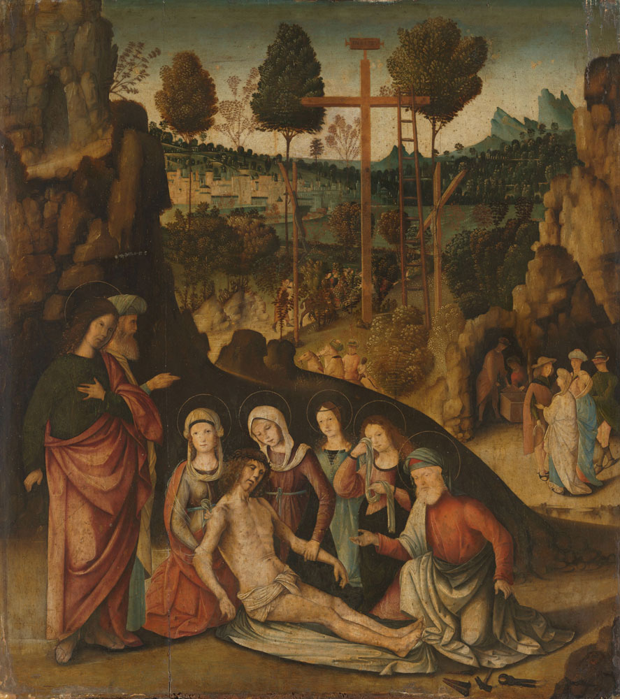 Attributed to Bernardino Zaganelli di Bosio - Lamentation of Christ