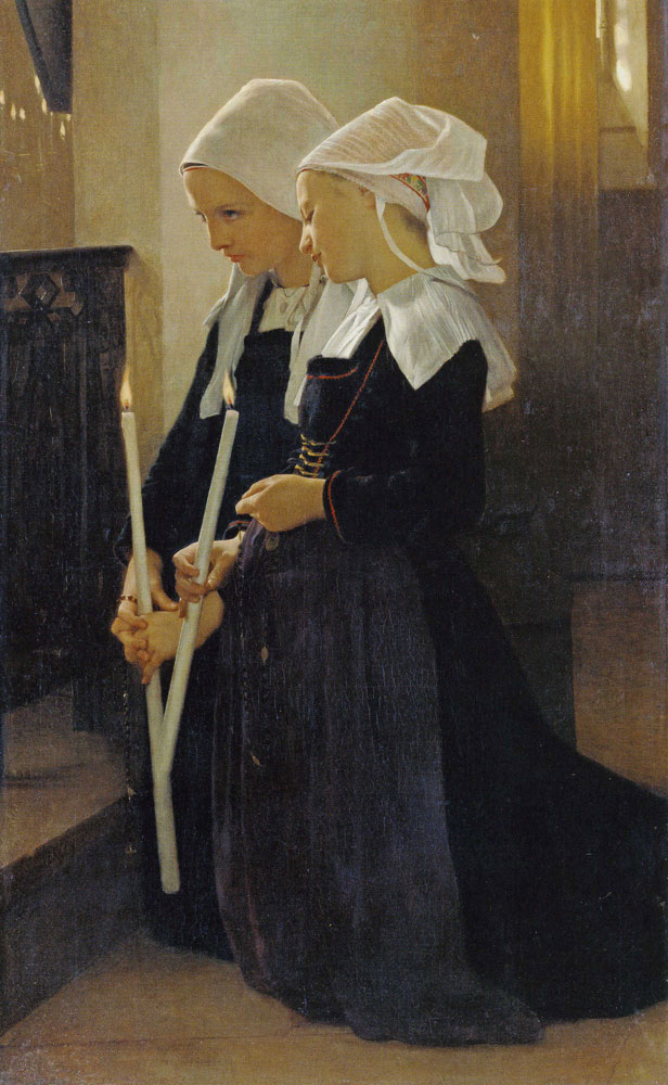 William-Adolphe Bouguereau - The Vow in Sainte-Anne d'Auray