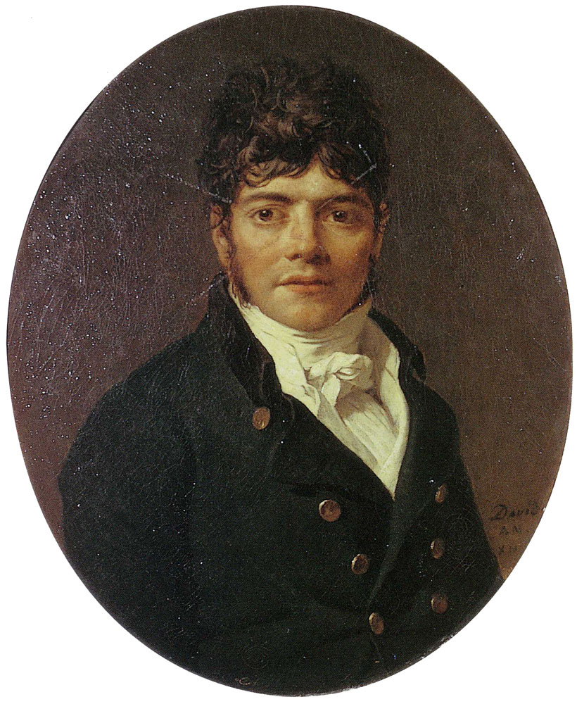 Jacques-Louis David - Portrait of Xavier Estève