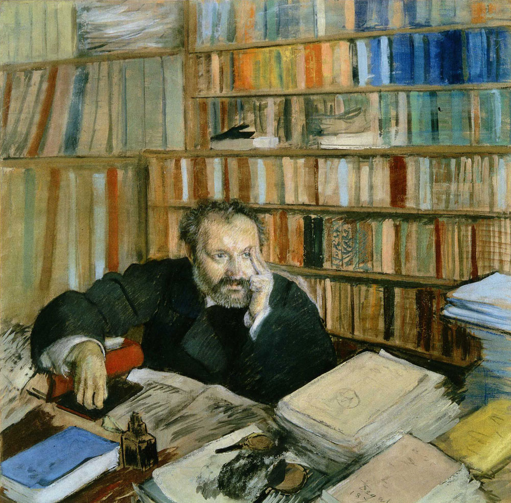 Edgar Degas - Portrait of Edmond Duranty
