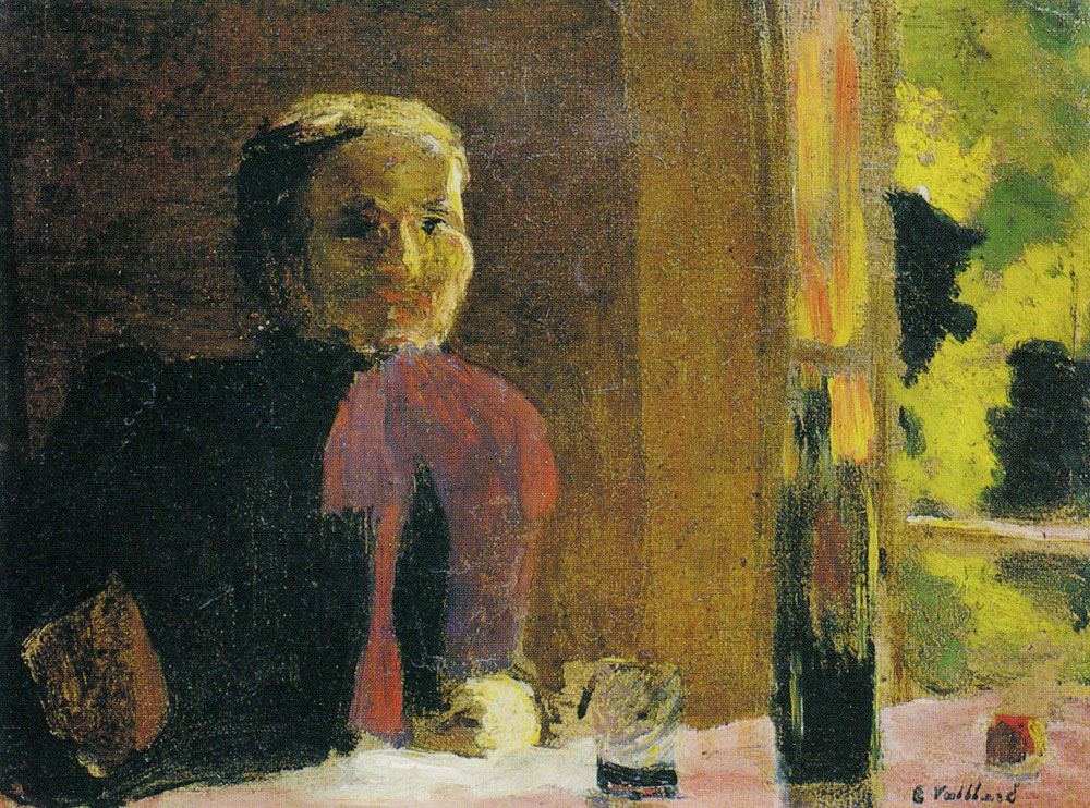 Edouard Vuillard - Madame Vuillard at the Dinner Table