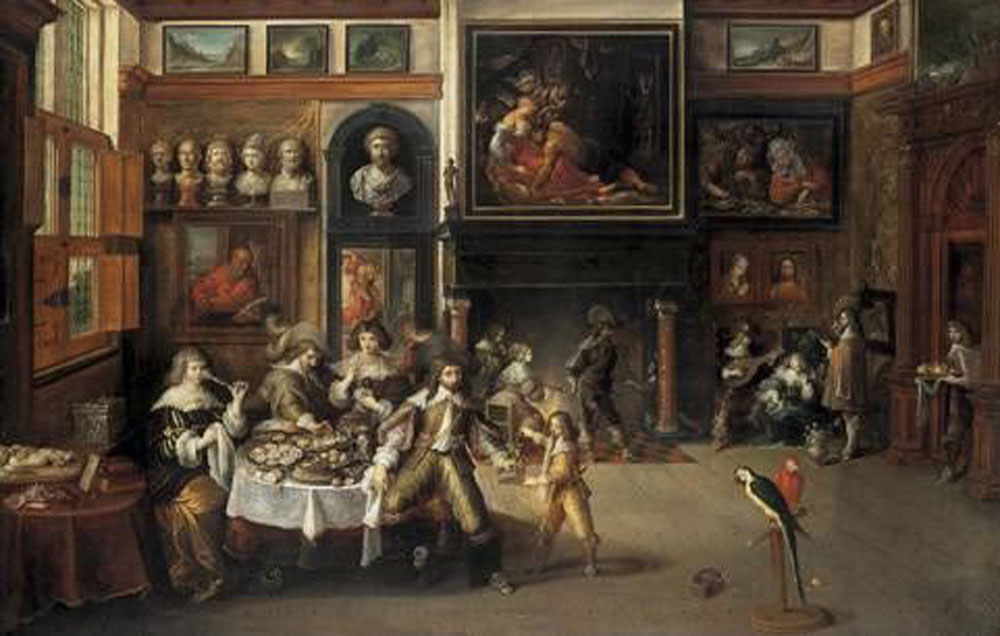 Frans Francken II - The Banquet in the House of Mayor Rockox