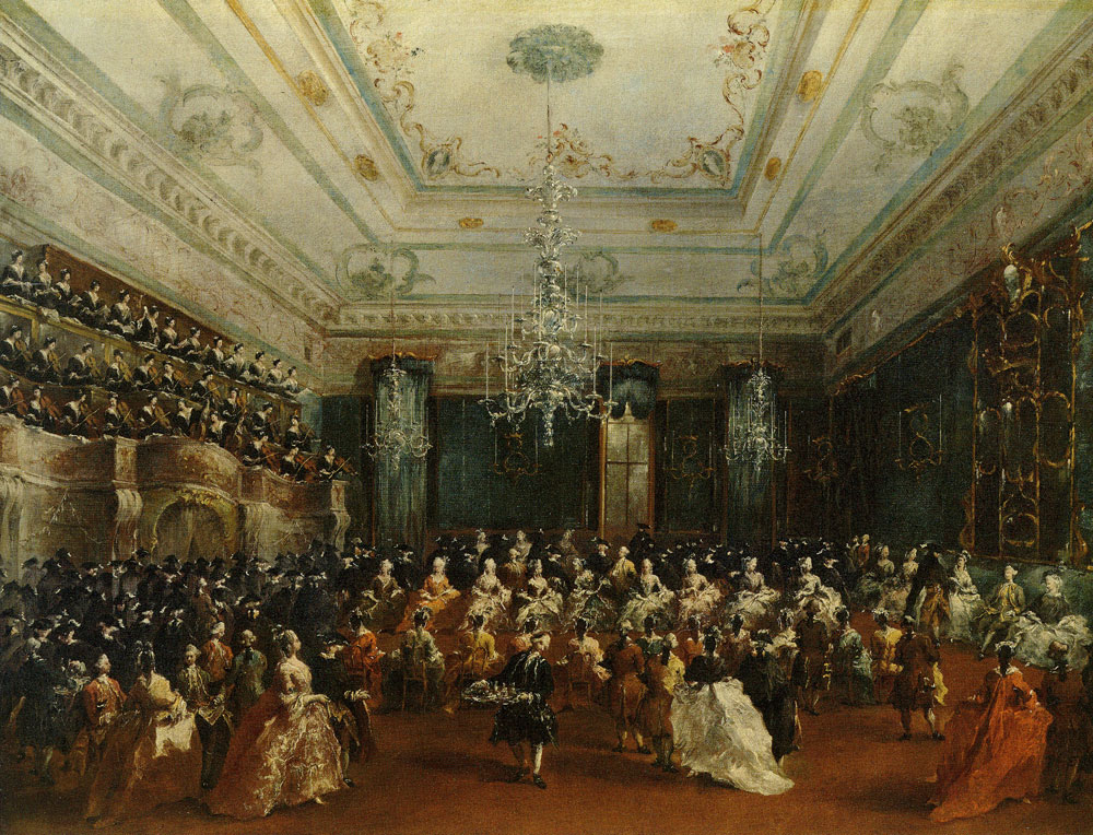 Francesco Guardi - The Concert in Honor of Grand Duke Paul and Grand Duchess Maria Feodorovna of Russia