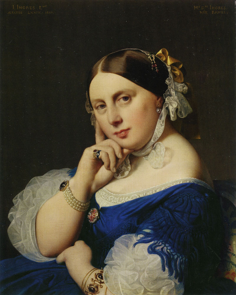 Jean Auguste Dominique Ingres - Madame Ingres, née Delphine Ramel