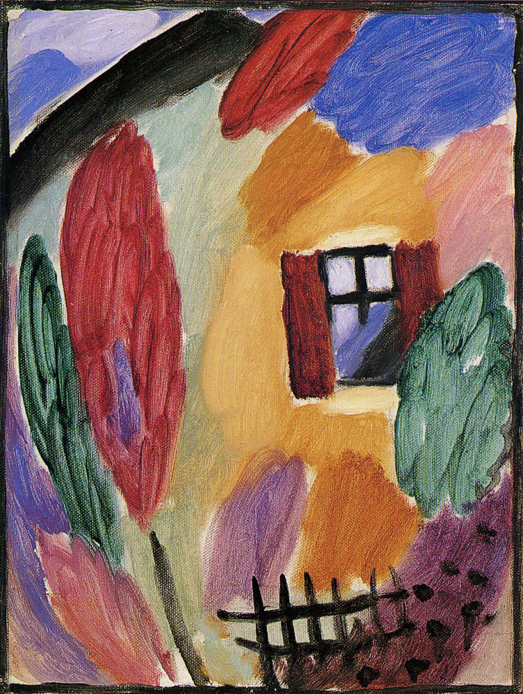 Alexej von Jawlensky - Variation with House and Garden Fence