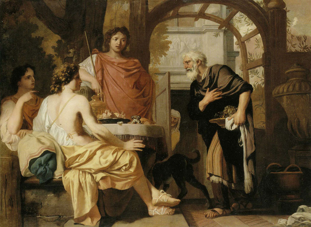 Gerard de Lairesse - Abraham receiving the Angels