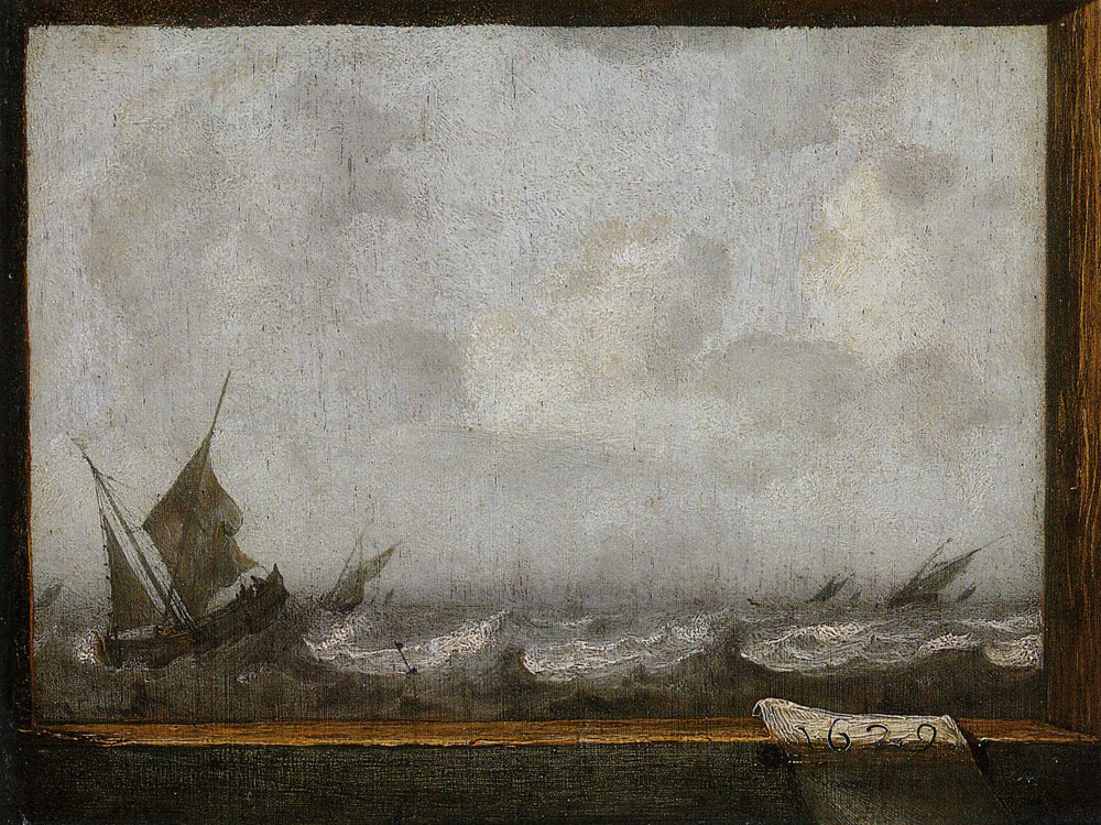 Jan Porcellis - Storm at Sea