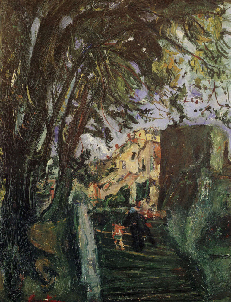 Chaim Soutine - Stairway at Chartres