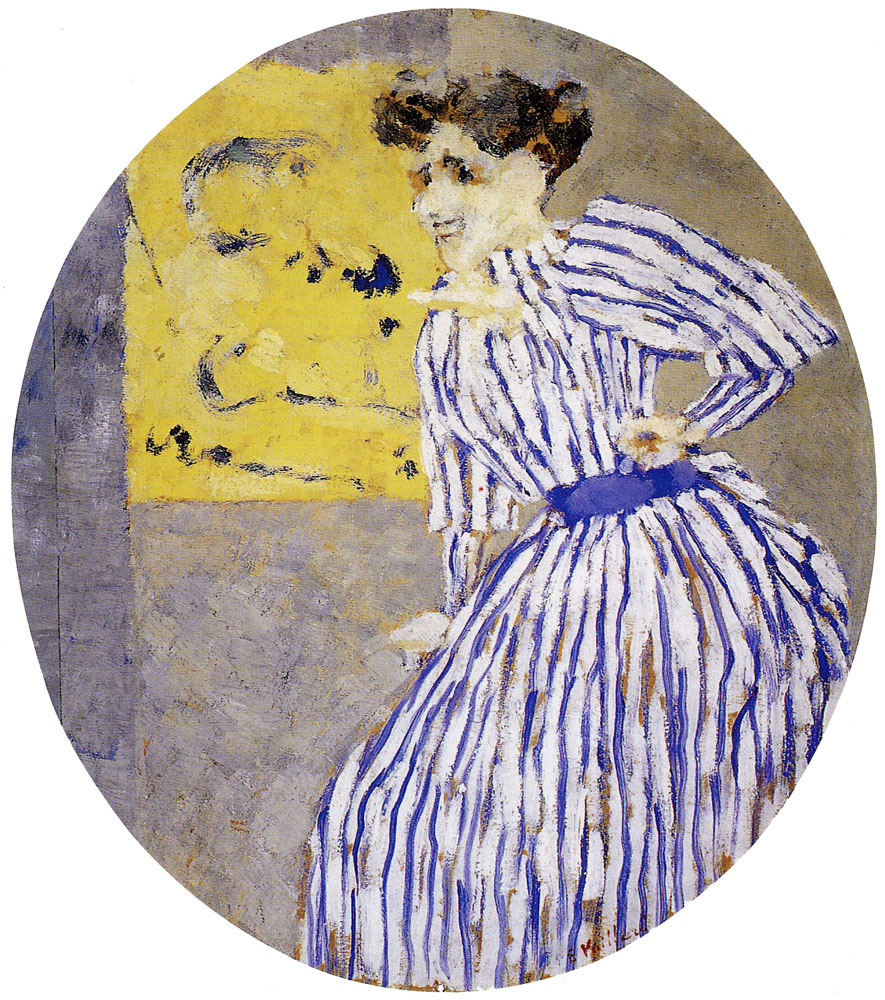 Edouard Vuillard - The Striped Dress
