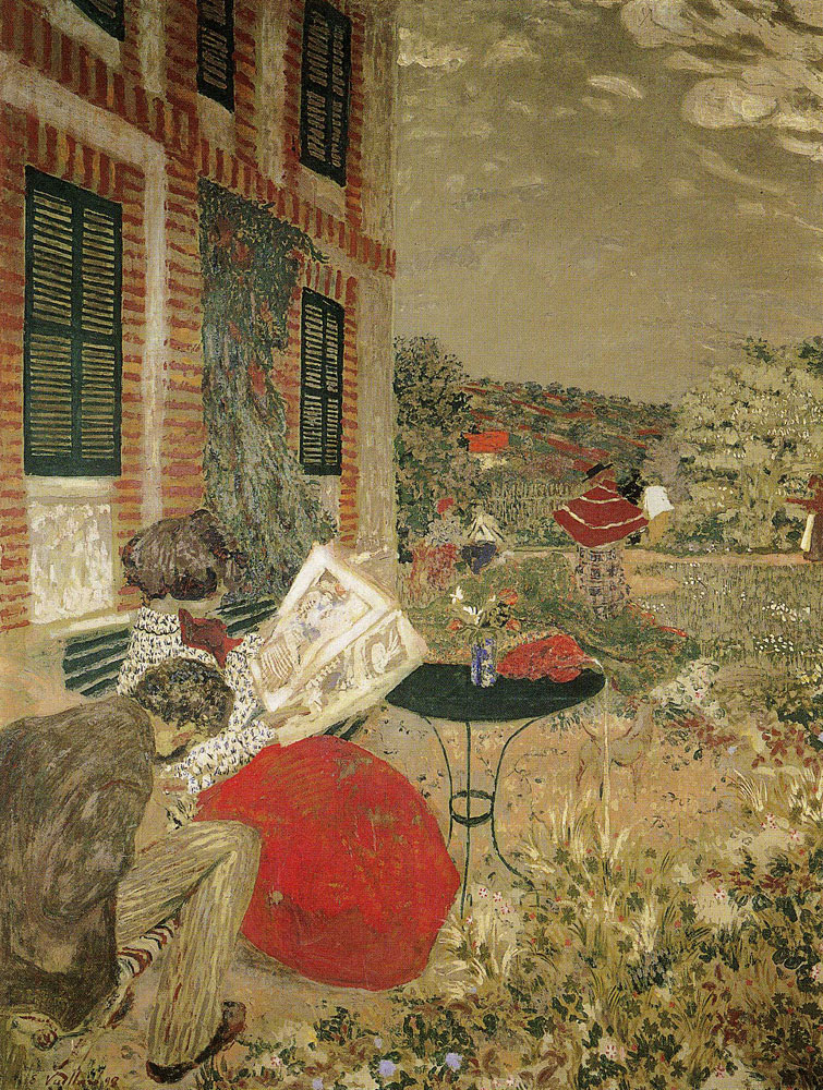 Edouard Vuillard - Woman Reading on a Bench