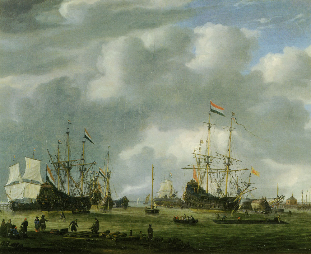 Reinier Zeeman - View of Amsterdam Harbour