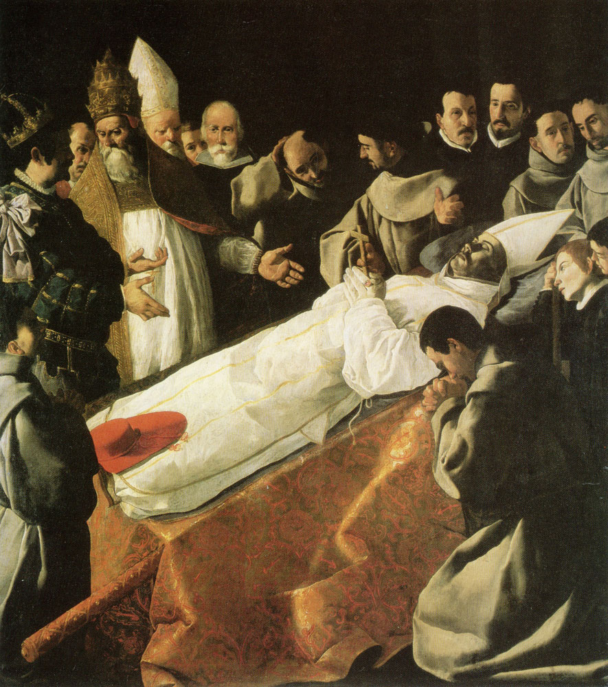 Francisco de Zurbaran - St, Bonaventure's Body Lying in State