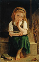 William-Adolphe Bouguereau The Difficult Lesson