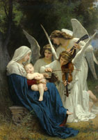 William-Adolphe Bouguereau Virgin of the Angels