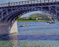 Gustave Caillebotte The Bridge at Argenteuil over the Seine