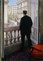 Gustave Caillebotte Young Man at His Window