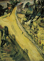 Chaim Soutine Landscape with Ascending Road at Cagnes