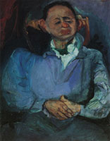 Chaim Soutine Portrait of the Sculptor, Oscar Miestchaninoff