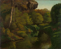 Gustave Courbet View in the Forest of Fontainebleau
