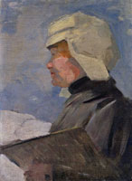 Franz Marc Portrait of Maria Franck with Palette