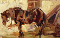 Franz Marc Small Study of a Horse II