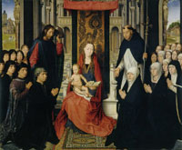 Hans Memling Virgin of Jacques Floreins