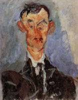 Chaim Soutine Portrait of a Man (Emile Lejeune)