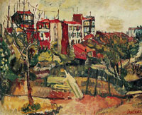 Chaim Soutine Landscape with Red Houses