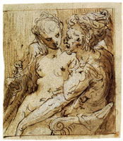 Bartholomeus Spranger Hercules and Omphale (Mars and Venus?)