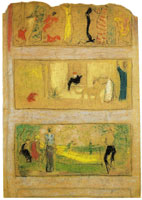Edouard Vuillard The Studio - II, Patting the Dog, The Game of Shuttlecock